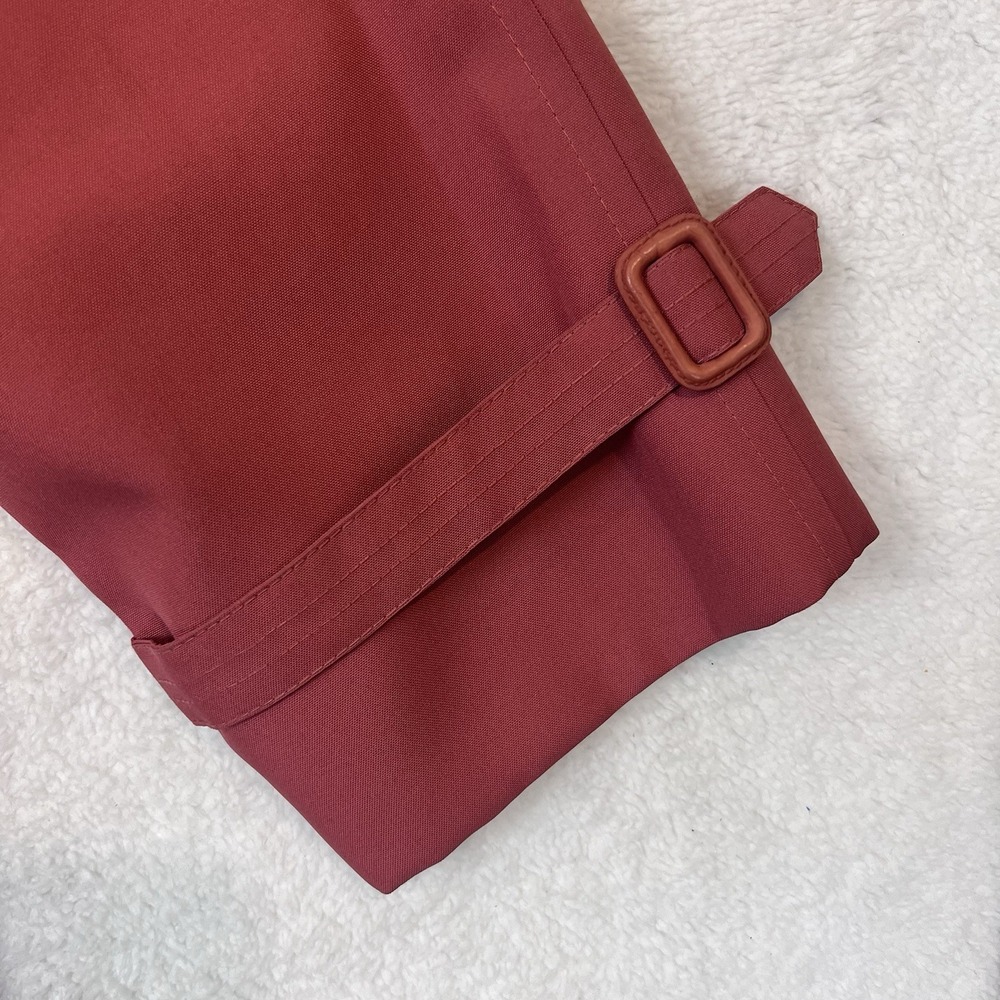 Misty Harbor Trench Rain Coat Women's Size 20 Petite Lined Union Made‎ Mauve - Picture 4 of 10